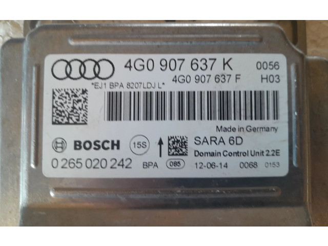 Блок подушек безопасности 4G0907637K Audi A7 S7 4G