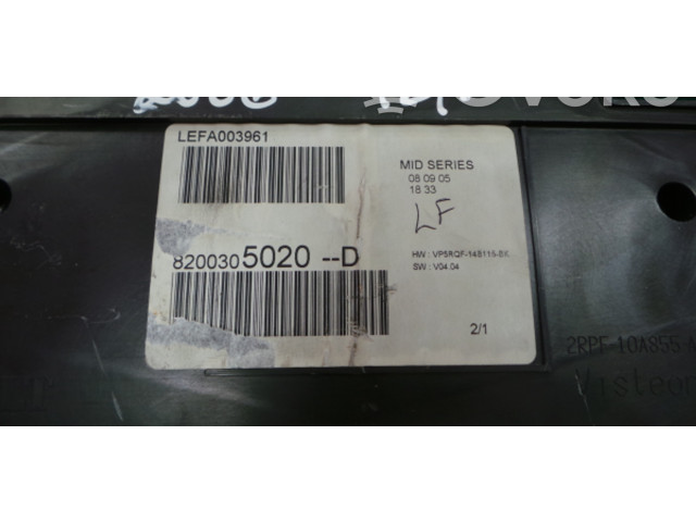 Панель приборов LEFA003961, 8200305020-D   Renault Clio III       