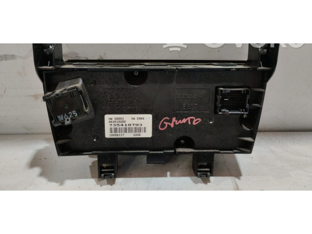Блок управления климат-контролем 735419793, 735419793   Fiat Grande Punto