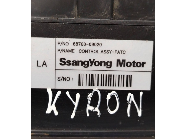 Блок управления климат-контролем 6870009020 SsangYong Kyron