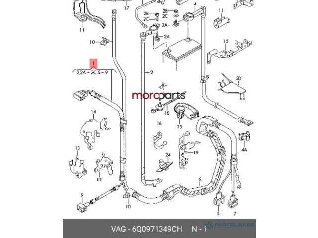 Генератор 6Q0971349CH, 6Q0971349CH   Volkswagen Polo IV 9N3      