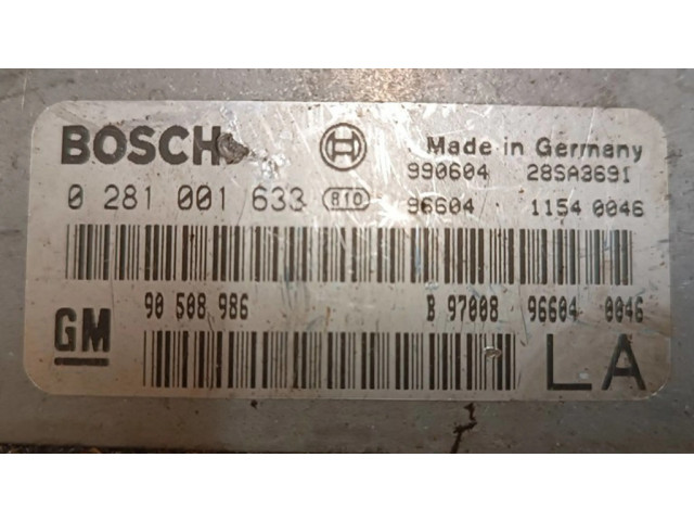 Řídící jednotka 90508986, 28SA3691 Opel Vectra B 1997