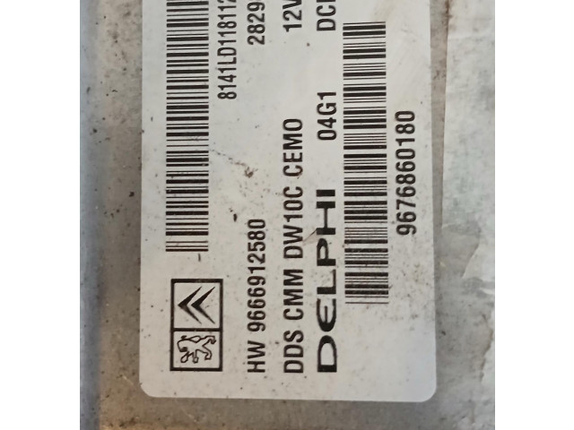 Блок управления двигателем Блок управления 9666912580 Citroen DS4