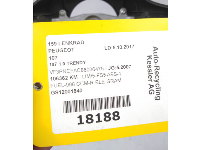 Руль Peugeot 107 2005 - 2014 года gs120-01840