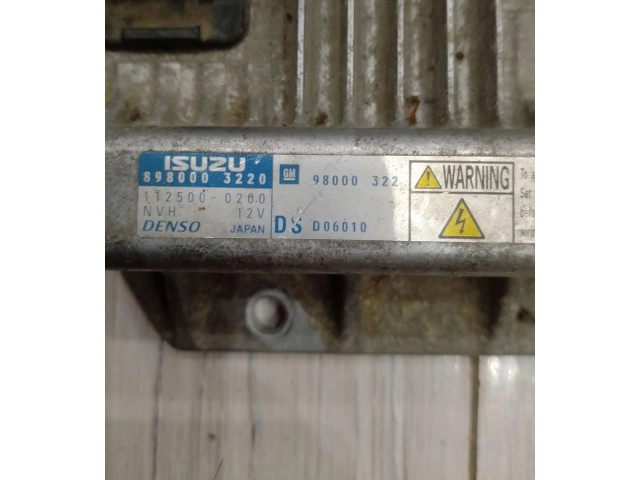 Блок управления двигателем Блок управления 1125000200 Opel Meriva A