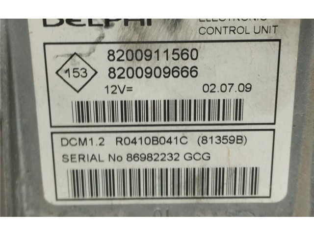 Блок подушек безопасности 8200911560, 0090047 Renault Clio III