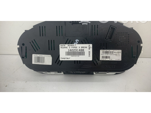 Спидометр (приборный щиток) Renault Megane III 2009 - 2016 года