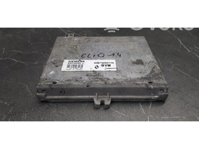 Блок управления двигателем Блок управления hom7700851758   Renault Clio I