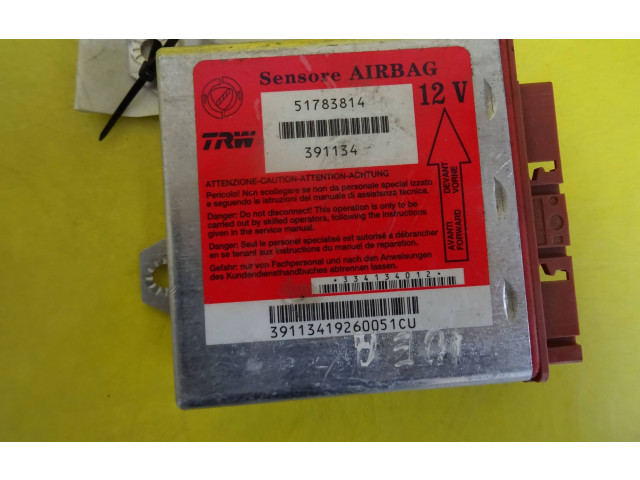 Блок подушек безопасности 51783814, 391134 Lancia Musa