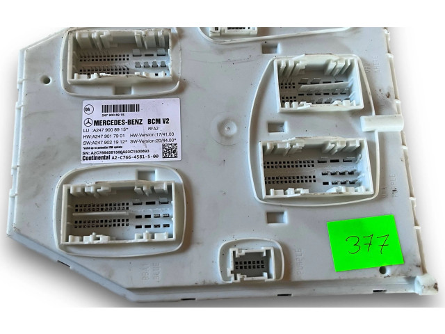 Блок комфорта S377, A2479008915 Mercedes-Benz GLB x247