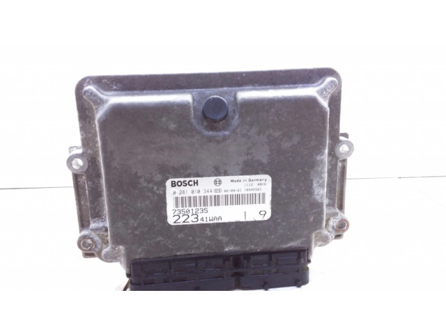 Řídící jednotka 73501235, 0281010344 Fiat Doblo 2002