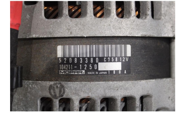 Генератор 52083380 Jeep Renegade