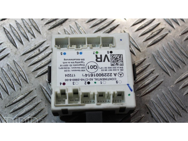 Блок управления двигателя A2229001614, A2229015603   Mercedes-Benz C W205