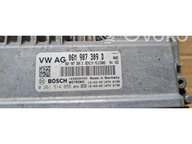 Блок управления двигателя 06M907309D, 0261S14655   Audi Q5 SQ5