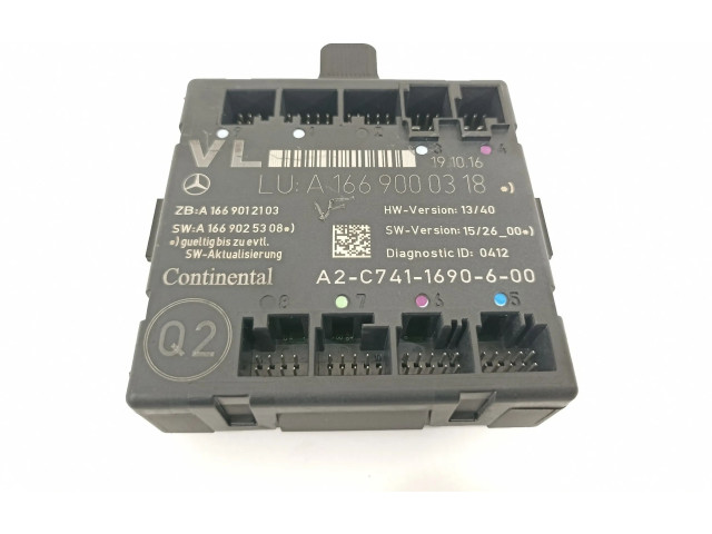 Блок управления A1669000318   Mercedes-Benz A W176