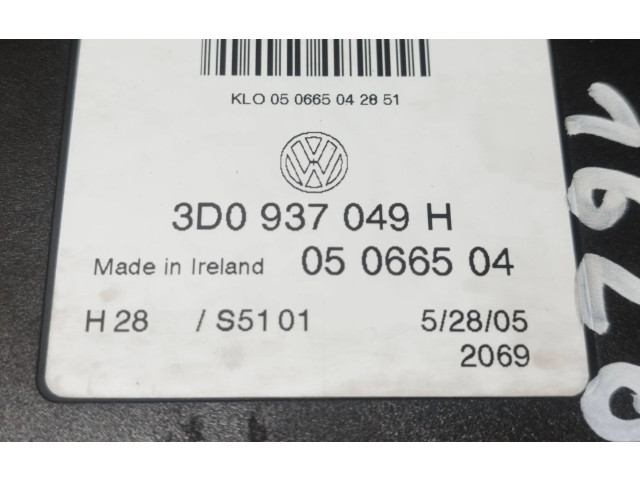 Блок комфорта 3D0937049H, 05066504   Volkswagen Phaeton   