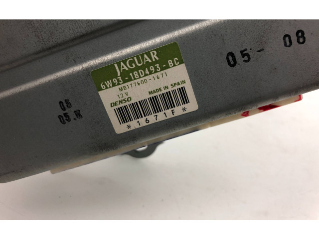 Блок управления климат-контролем 6W9318D493BC, 6W93-18D493-BC Jaguar XJ X350