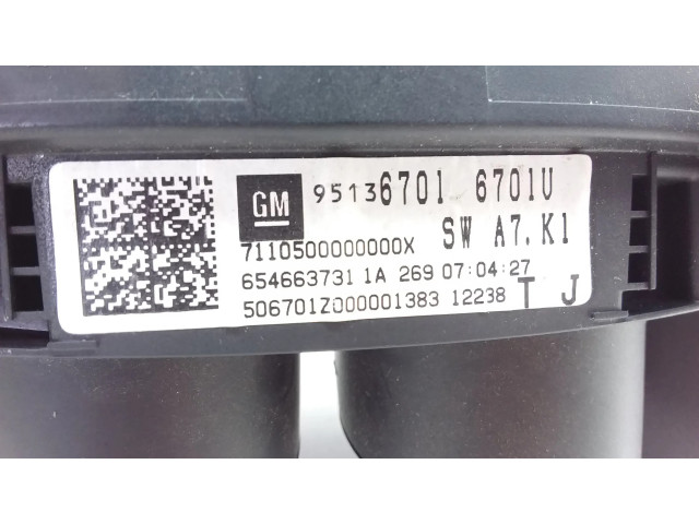 Přístrojová deska Opel Mokka X 2013 95136701, 654663731