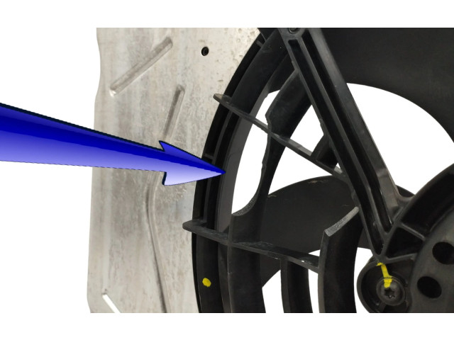 Вентилятор радиатора 9801666680, OBSERVARFOTO Peugeot 2008 I