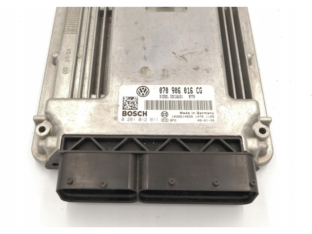 Řídící jednotka 070906016CG, 0281012911 Volkswagen Transporter - Caravelle T5 2006