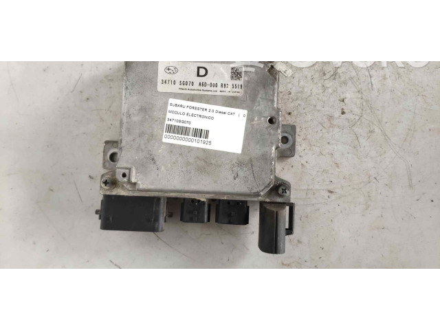 Блок управления 34710SG070   Subaru Forester SJ