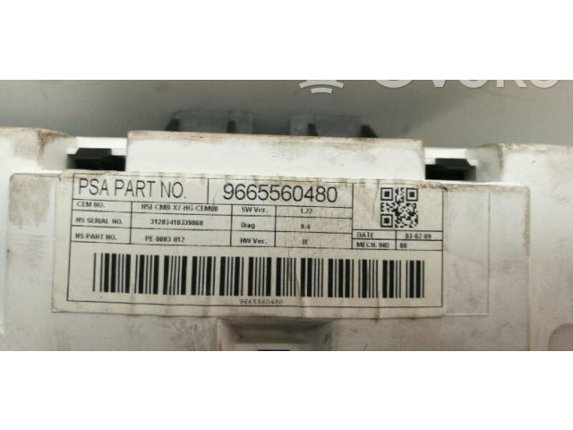 Přístrojová deska  Citroen Berlingo 2009 9665560480  