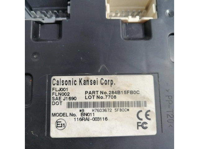 Řídící jednotka 284B15FB0C, MODULOELECTRONICO Nissan Micra 2018