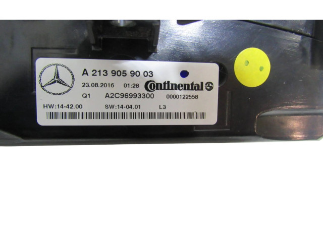 Блок управления климат-контролем A2139059003 Mercedes-Benz E W213