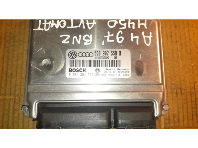 Блок управления двигателя 8D0907558B, D03   Audi A4 S4 B5 8D