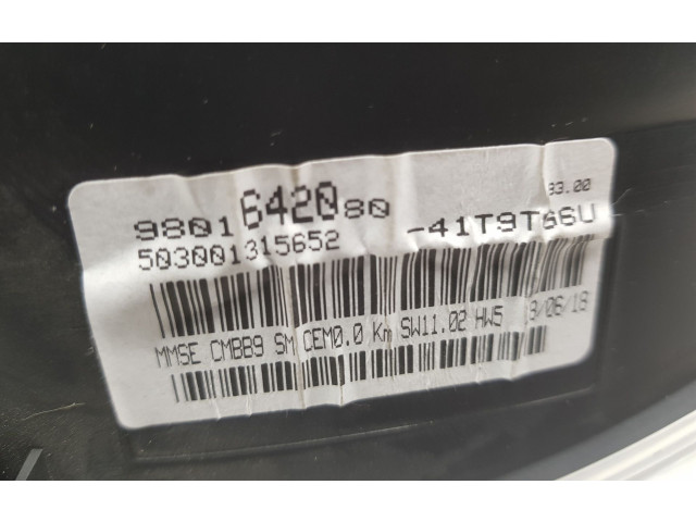 Přístrojová deska Citroen Berlingo 2018 9801642080, 9801642080