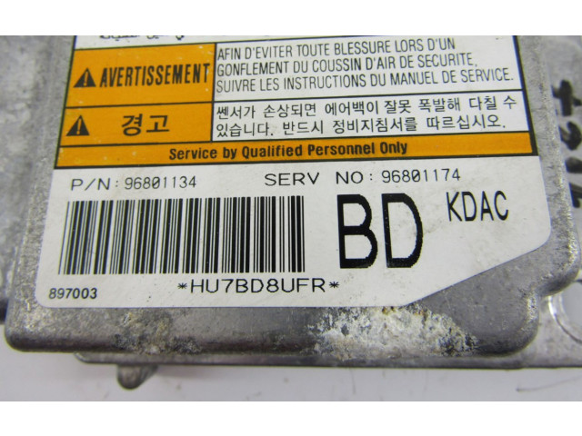 Блок подушек безопасности 96801134   Chevrolet Matiz