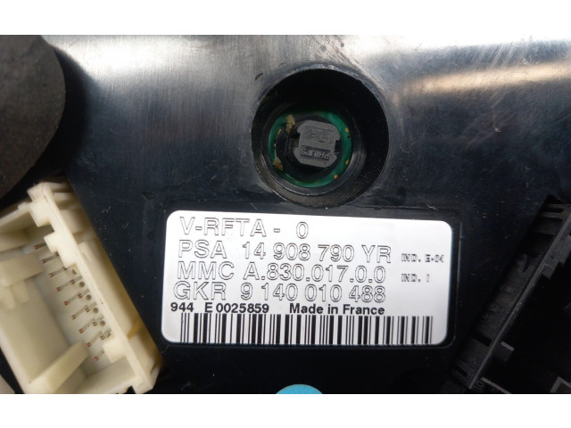 Блок управления климат-контролем 1490879689   Fiat Ulysse