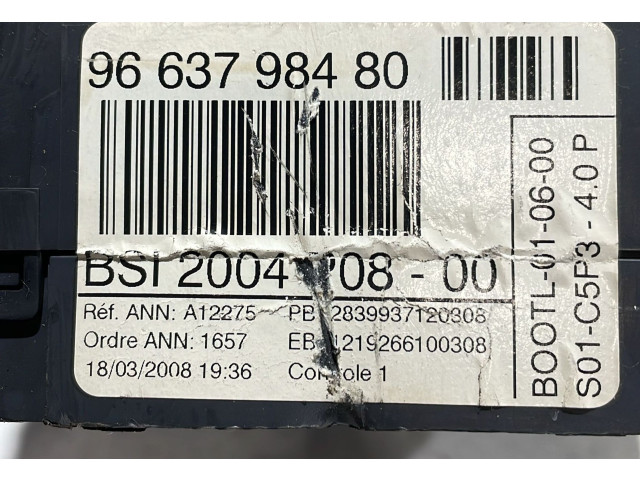 Комплект блоков управления SW9665100380, SW9665100380   Lancia Phedra