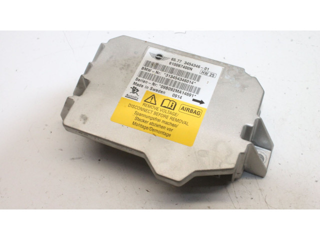 Блок подушек безопасности 345434601 Mini One - Cooper Coupe R56