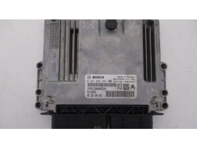 Řídící jednotka 0281035365, 9832694380 Peugeot Partner III 2019