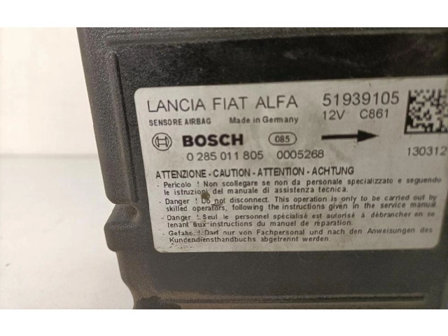 Блок подушек безопасности 51833230, 51939105 Lancia Ypsilon