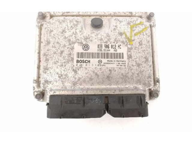 Блок управления двигателя 038906012HC Skoda Octavia Mk1 (1U)