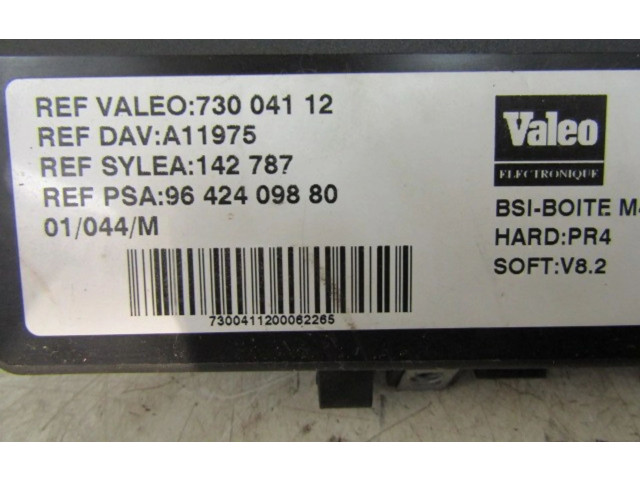 Блок подушек безопасности 9642409880, 193925 Citroen Berlingo