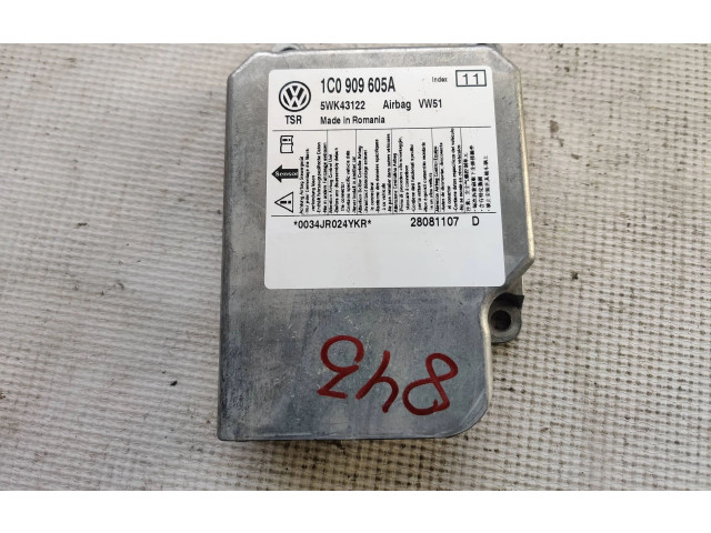 Блок подушек безопасности 1C0909605A, 5WK43122 Volkswagen Transporter - Caravelle T5