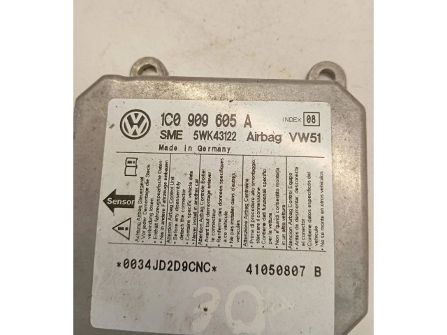 Блок подушек безопасности 41050807B, 1C0909605A   Volkswagen Transporter - Caravelle T5