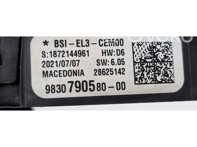 Pojistková skříňka 9830790580 Citroen Berlingo 2021