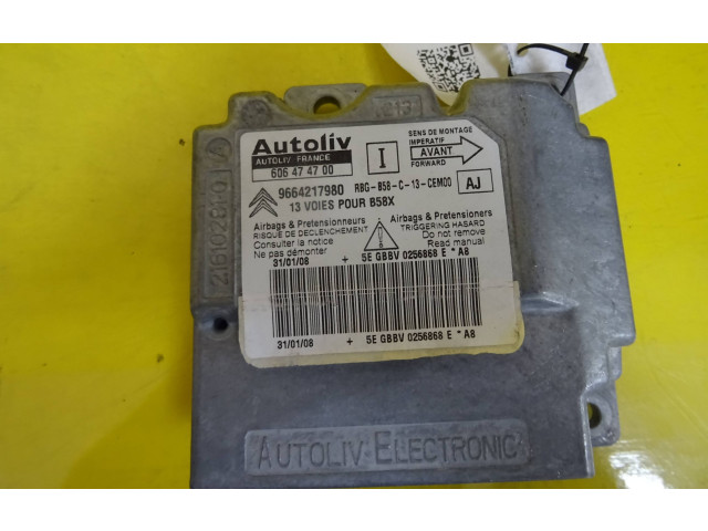 Блок подушек безопасности 606474700, 9664217980 Citroen C4 I