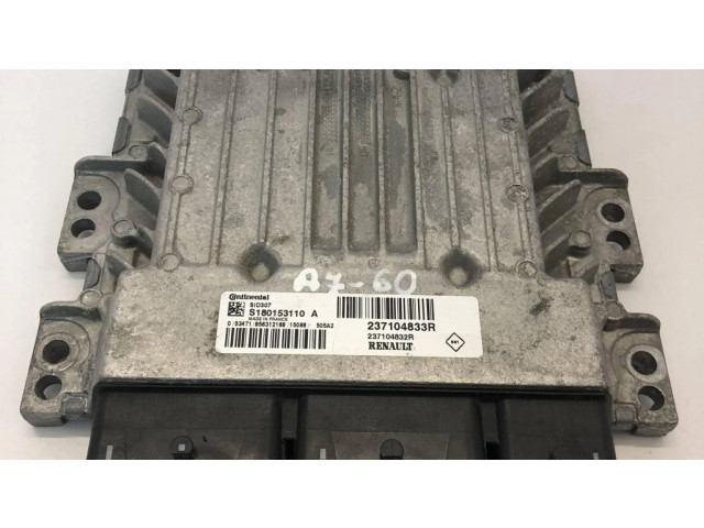 Блок управления двигателя 237104833R, S180153110A Renault Megane III