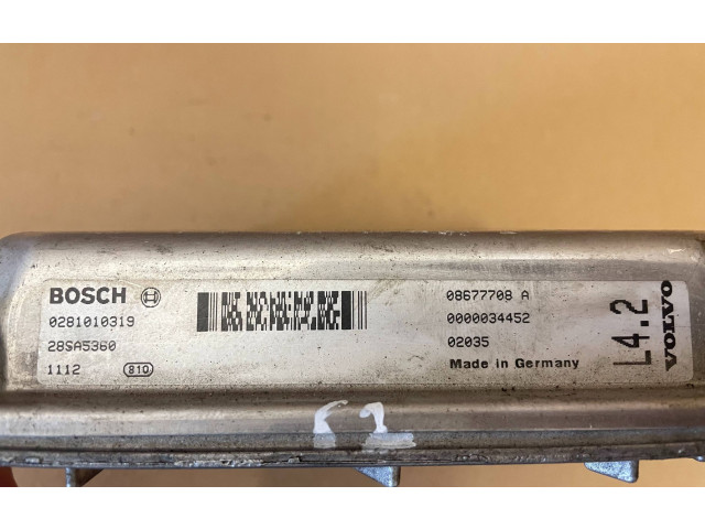 Блок управления двигателя 0281010319, 08677708A   Volvo V70