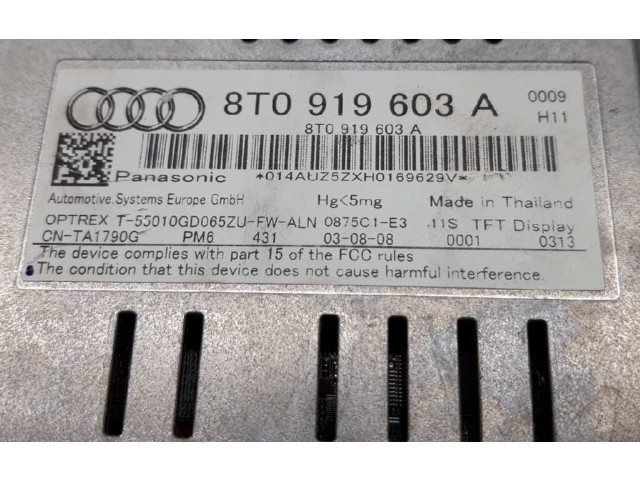 Дисплей 8T0919603A Audi A4 Allroad