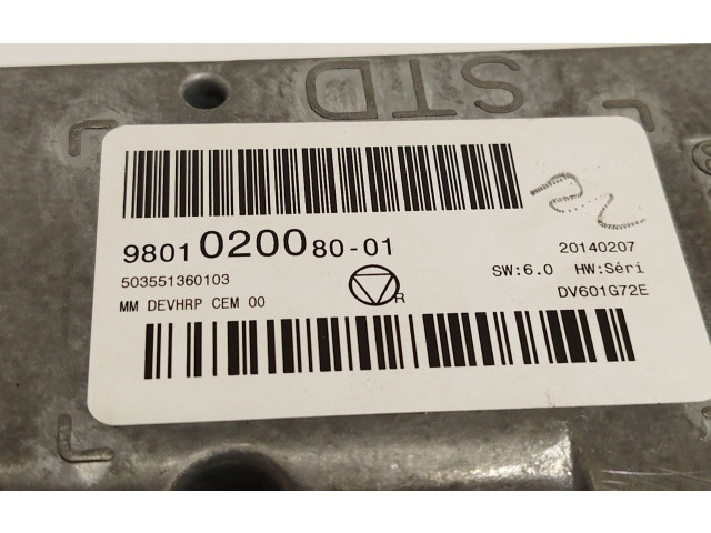 Дисплей 9801020080, 503551360103 Citroen C5