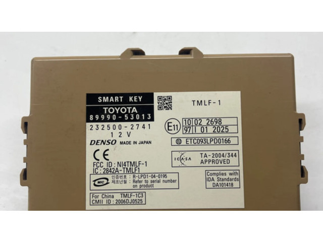 Блок управления 8999053013 Lexus IS 220D-250-350