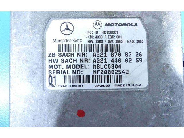 Блок комфорта A2218708726, IMPRK1279760 Mercedes-Benz R W251