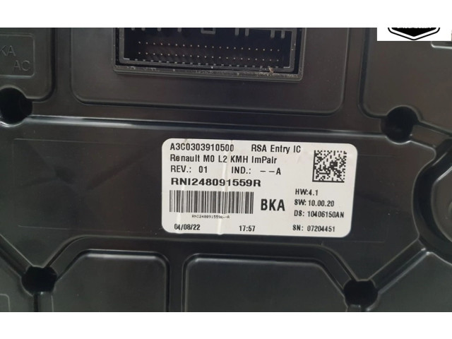 Přístrojová deska Renault Express 2023 248091559R, 248091559R