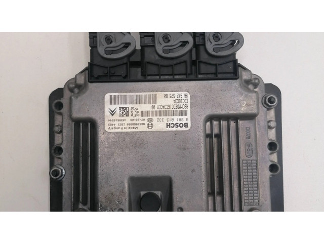 Блок управления двигателя 9664257580, 9653958980 Citroen C4 I